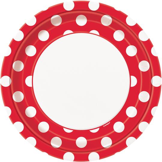 Polka Dotted Plate